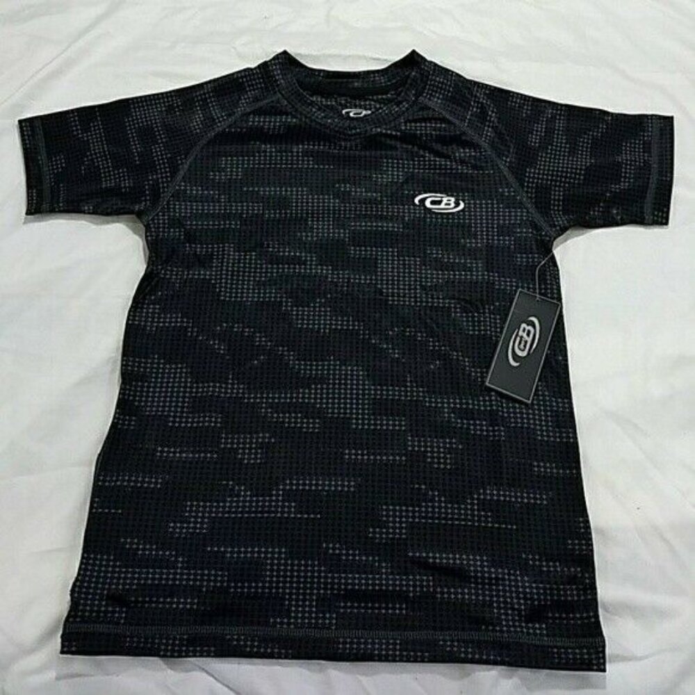 CB Sports Patterned Boy's Shirt with Zippered Pocket